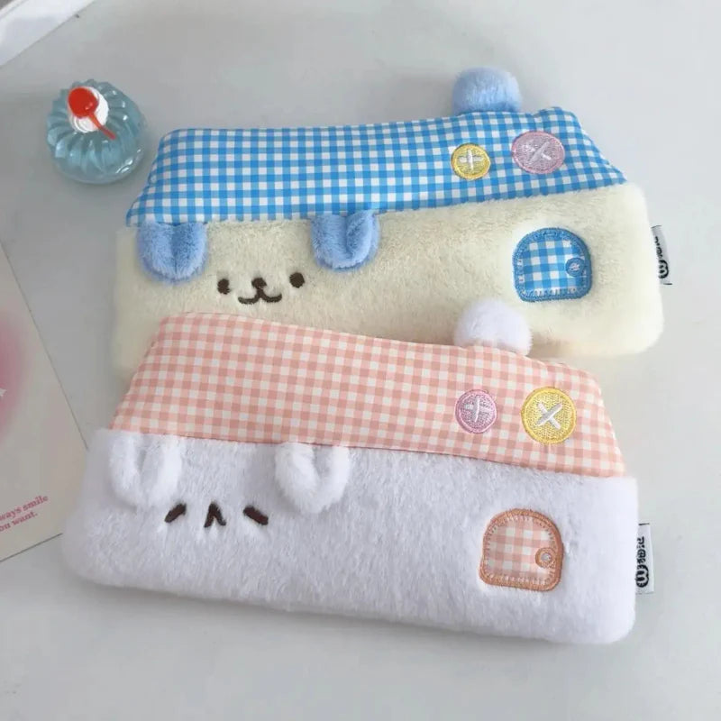 Trousse à crayons Kawaii Puppy House