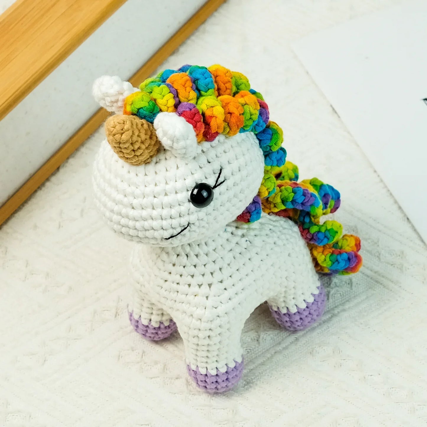 Licorne - Kit de crochet kawaii pour débutants
