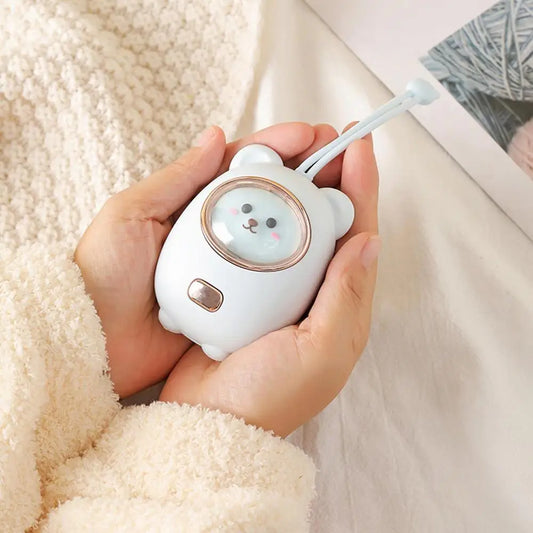 Chauffe-mains rechargeable en forme d'ours