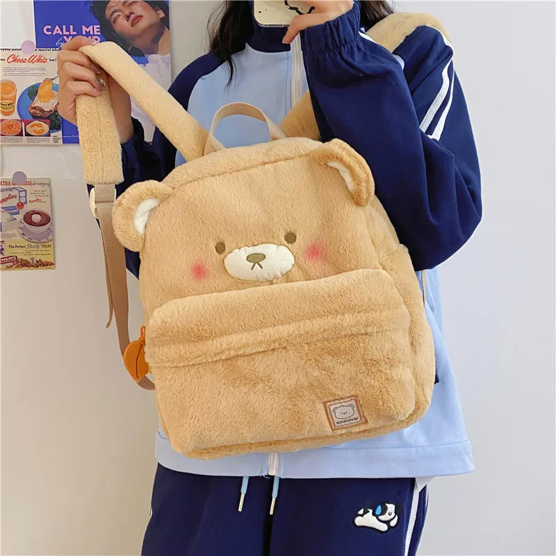 Sac à dos en peluche Blushing Bear
