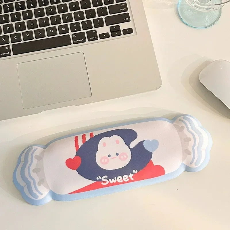 Tapis de souris et repose-poignet Sweet Bunny