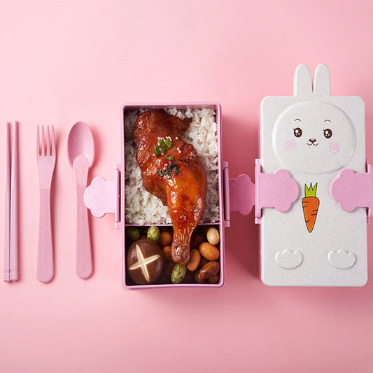 Boîtes à bento lapin et ours