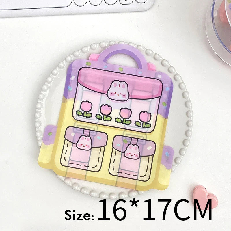 Bolsas reutilizables para refrigerios Kawaii