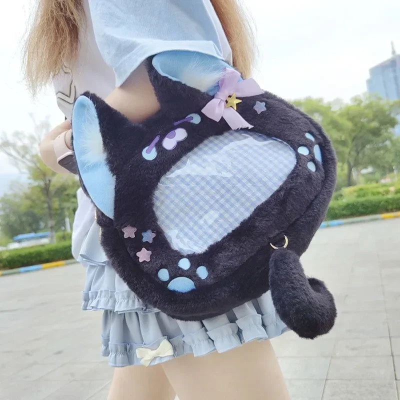 Harajuku Cat Plush Ita Bag