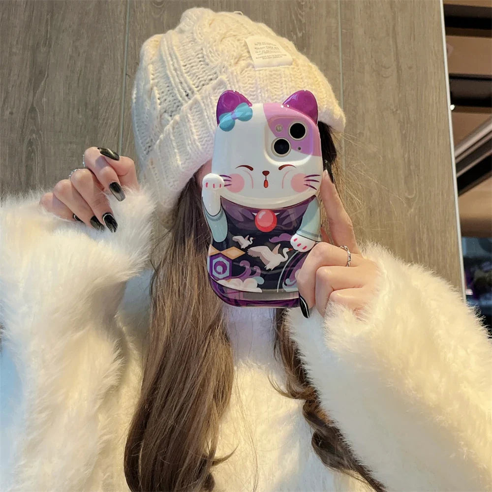 Coque iPhone Kimono Cat