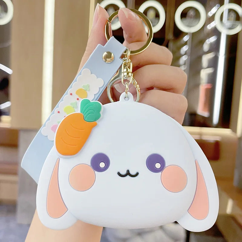 Porte-monnaie lapin carotte