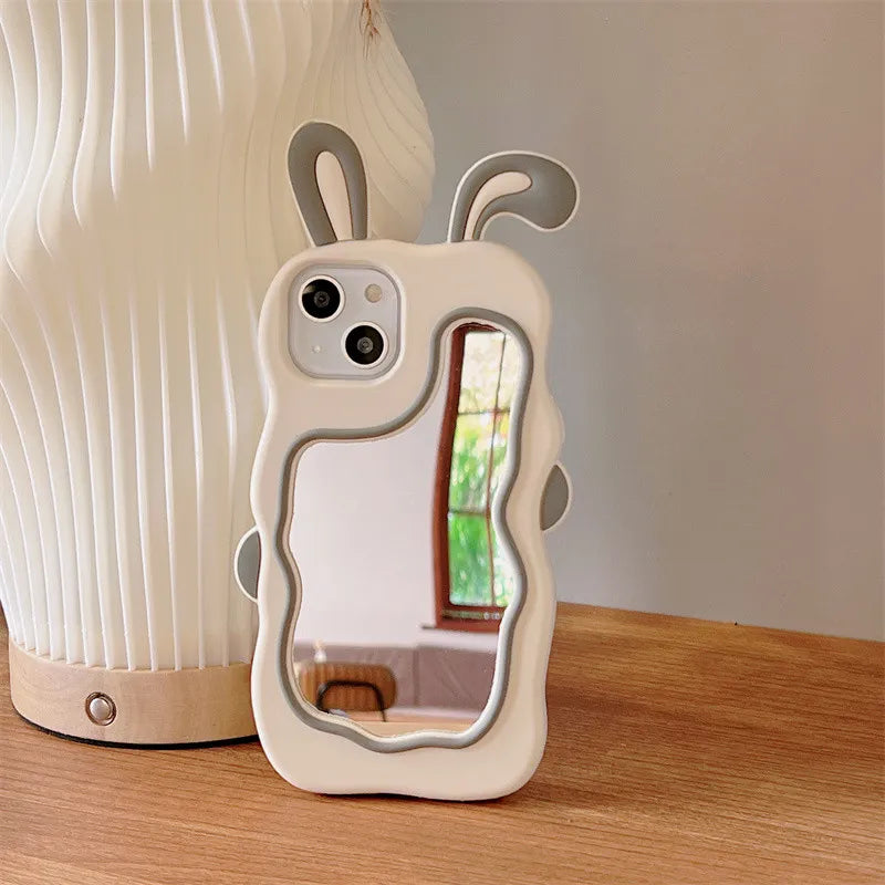 Coque iPhone Mirror Bunny