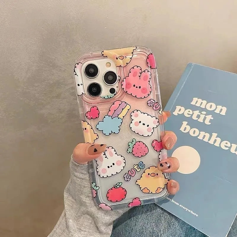 Coque Samsung Kawaii Strawberry Bunny