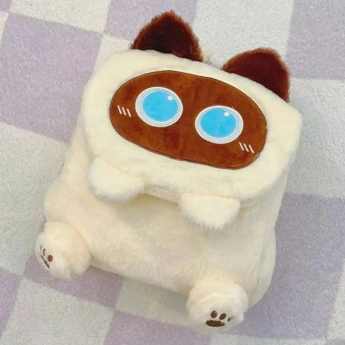 Sacs à dos en peluche chat kawaii