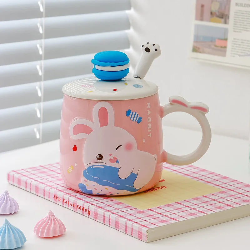 Tasses en forme de lapin macaron