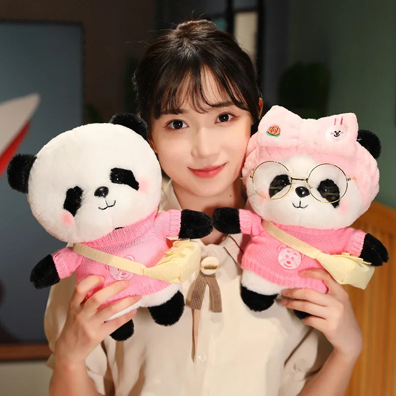 Peluches pandas douces