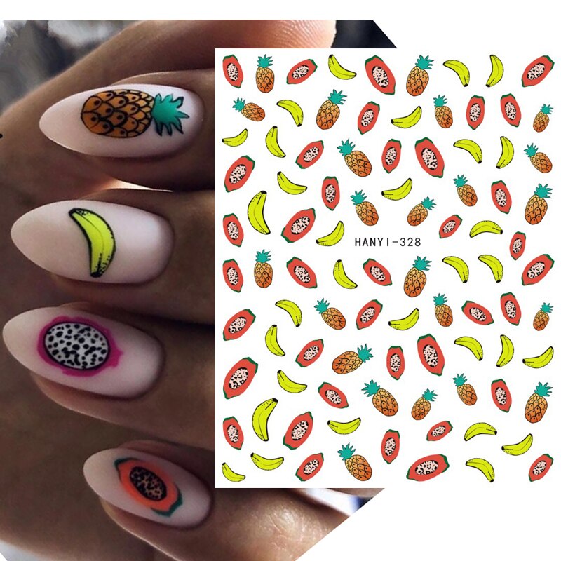 Décalcomanies Nail Art Fruits