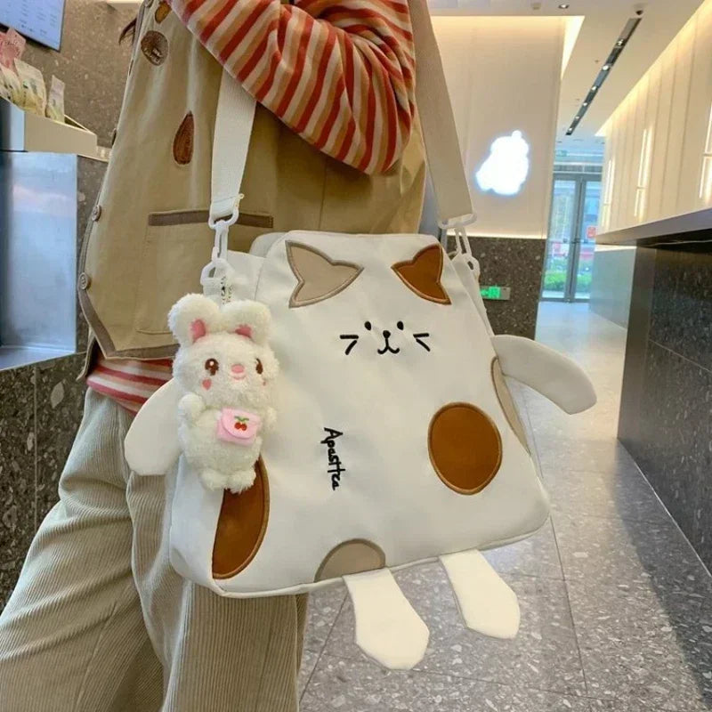 Sac messager en forme de chat