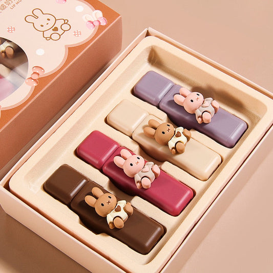 Coffret de brillants à lèvres mats Bunny