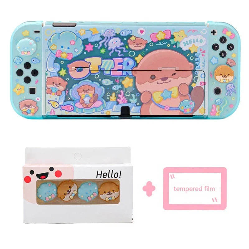 Étui Kawaii Otter pour Nintendo Switch