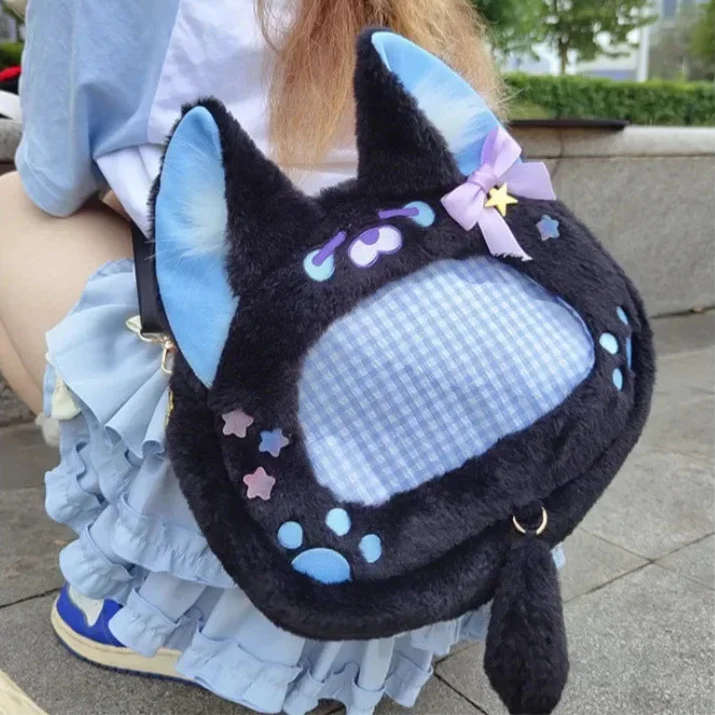 Harajuku Cat Plush Ita Bag