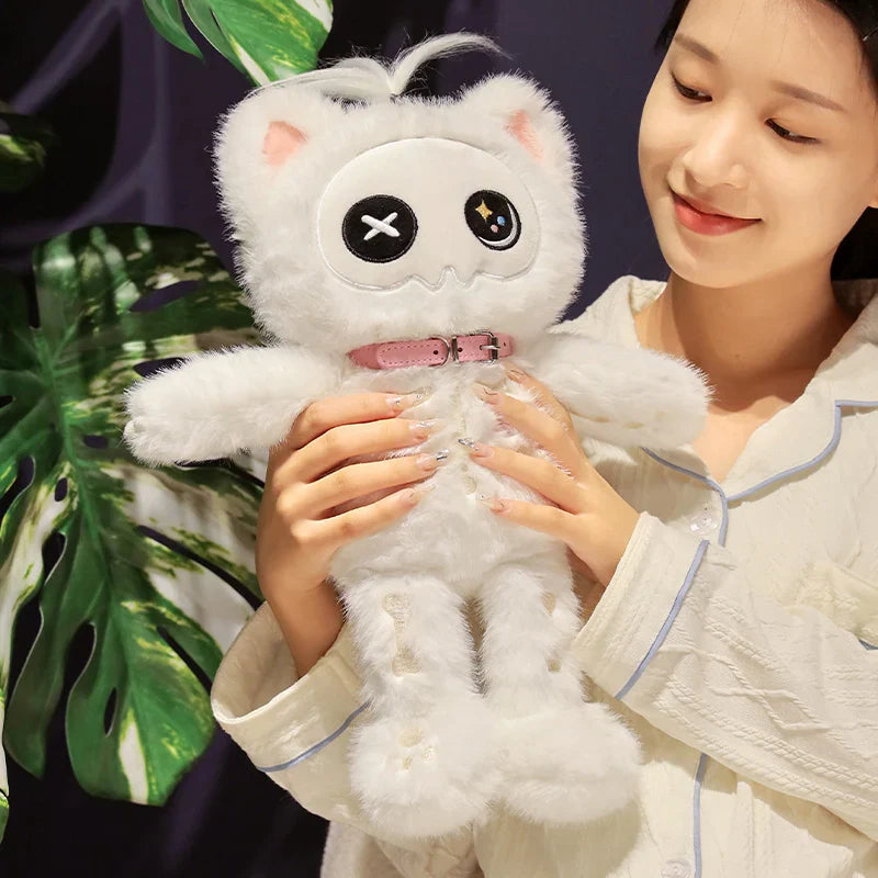 Peluches chat squelette