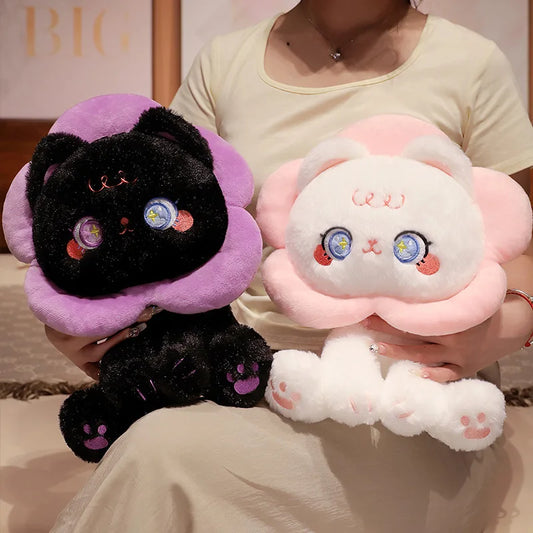 Peluches chat fleur de Sakura