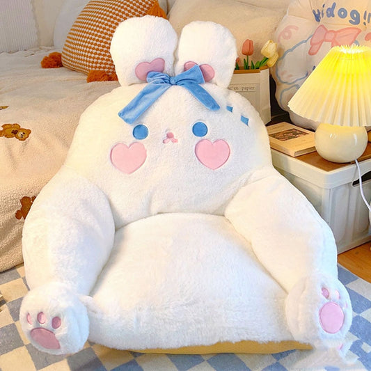 Coussins de siège lapin et ours