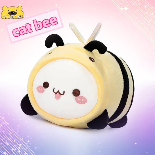 Peluche chat abeille