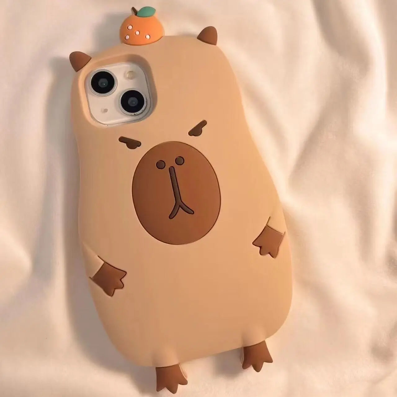 Coque iPhone en silicone Capybara