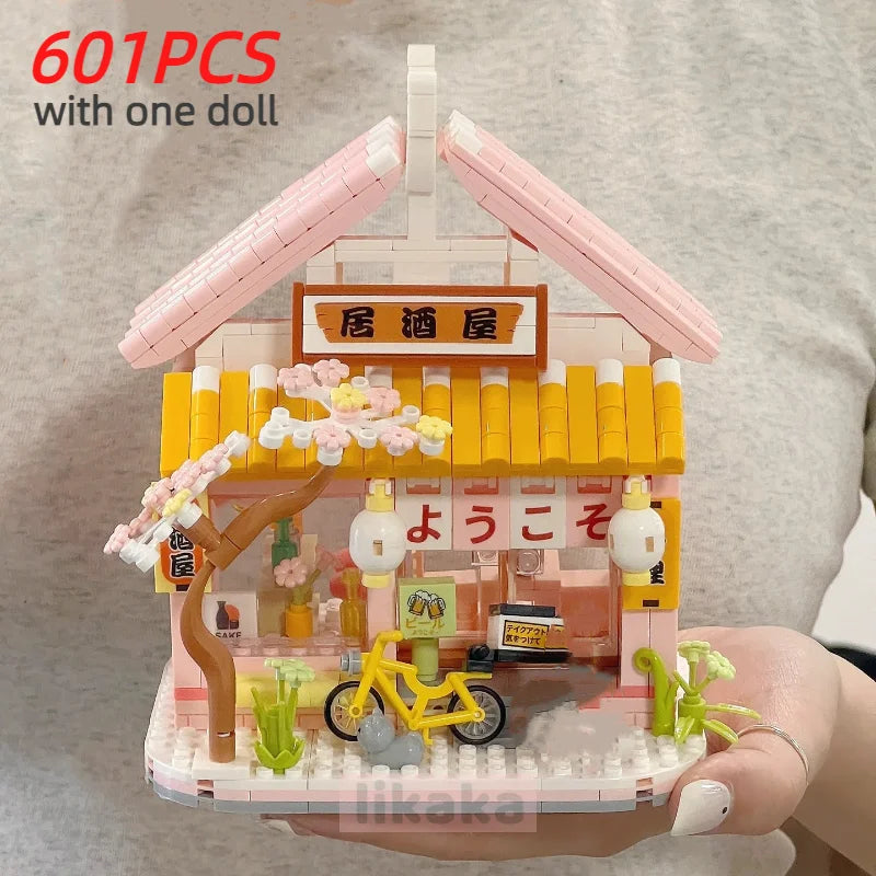 Ensemble de blocs de construction Sakura Izakaya