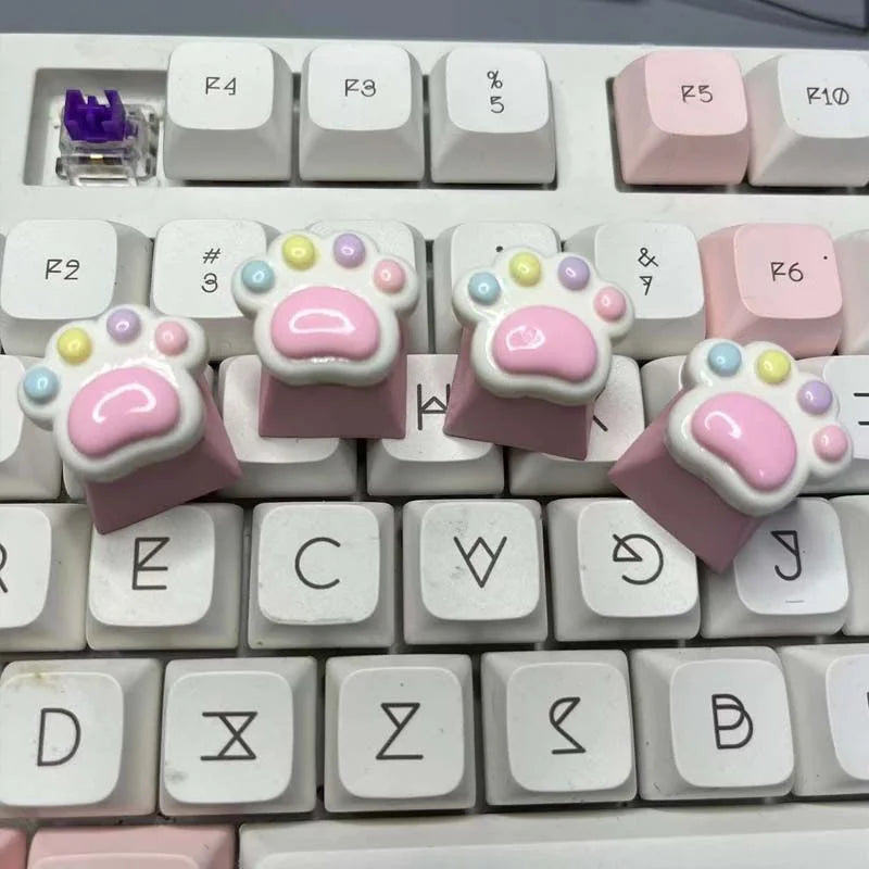 Touches Rainbow Beans Cat Paw