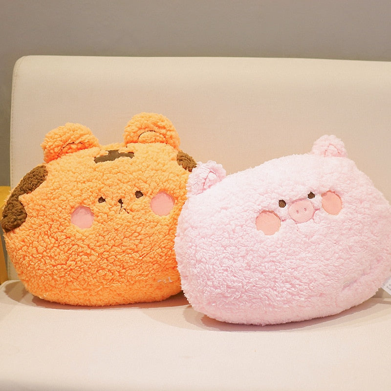 Coussins en peluche animaux mignons