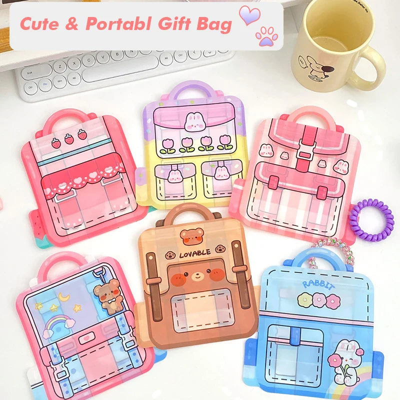 Bolsas reutilizables para refrigerios Kawaii