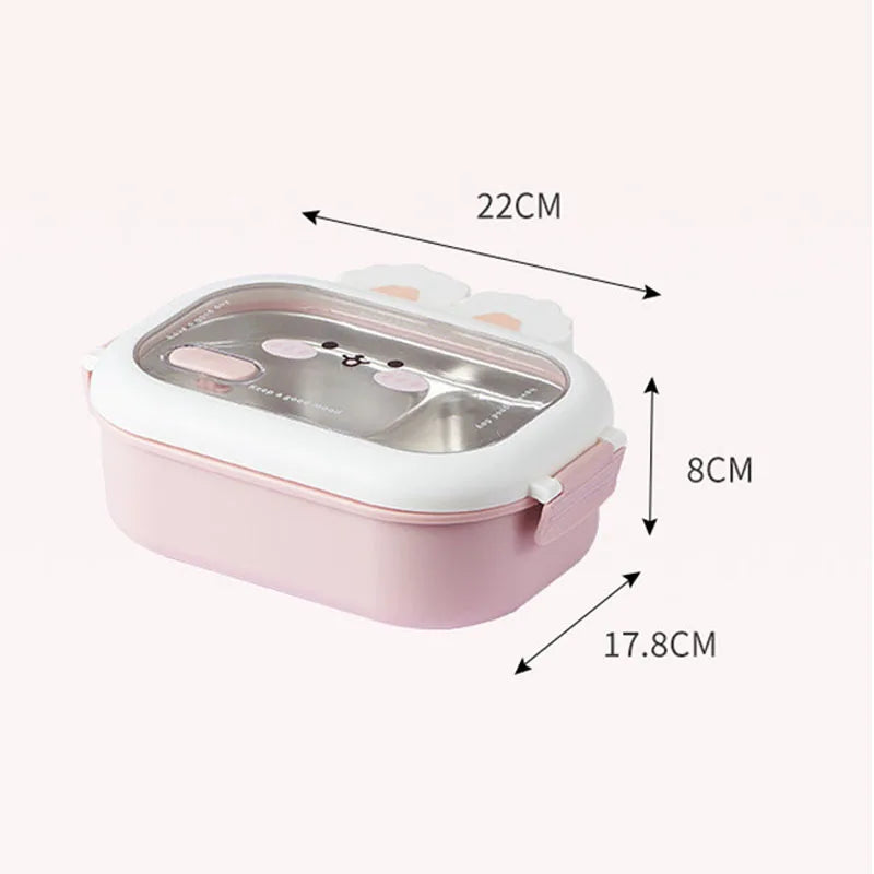 Caja bento de conejito dulce
