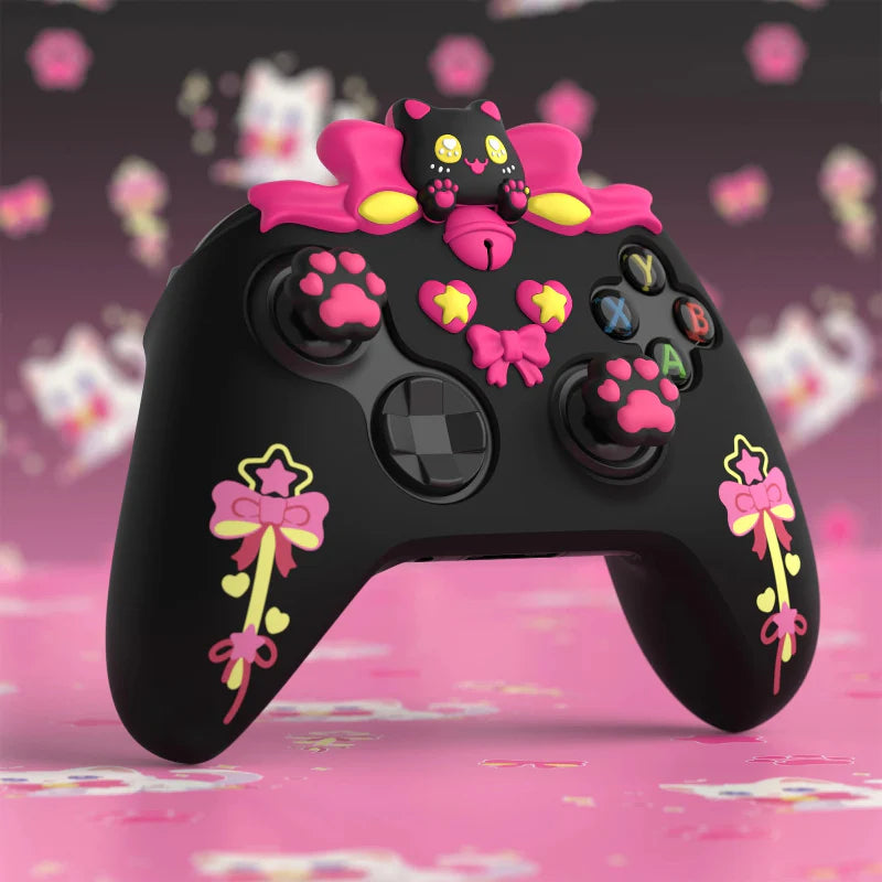 Housse de protection pour manette Xbox PlayVital Kawaii Cat