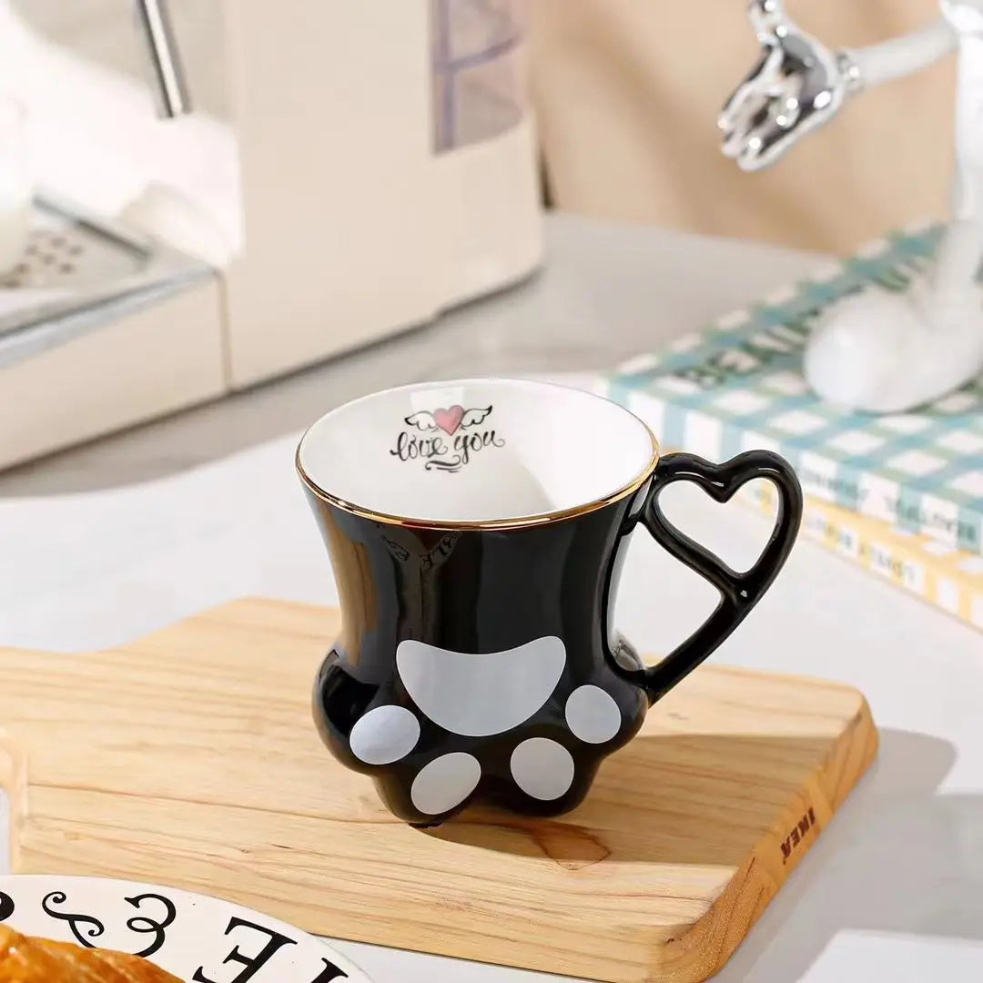 Tasses Kawaii en forme de pattes de chat