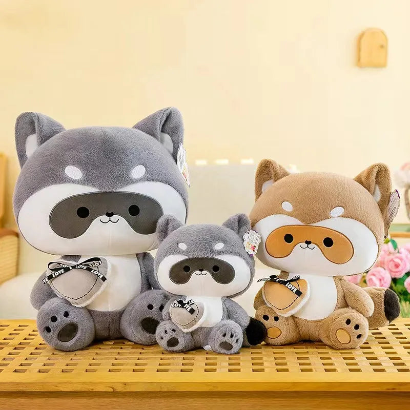 Lindos peluches de mapache