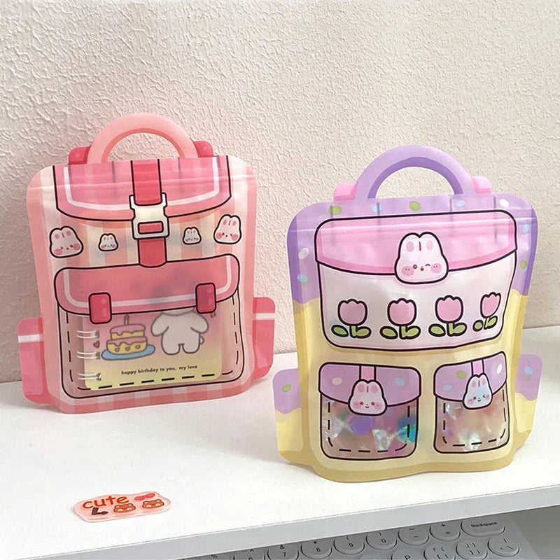Bolsas reutilizables para refrigerios Kawaii