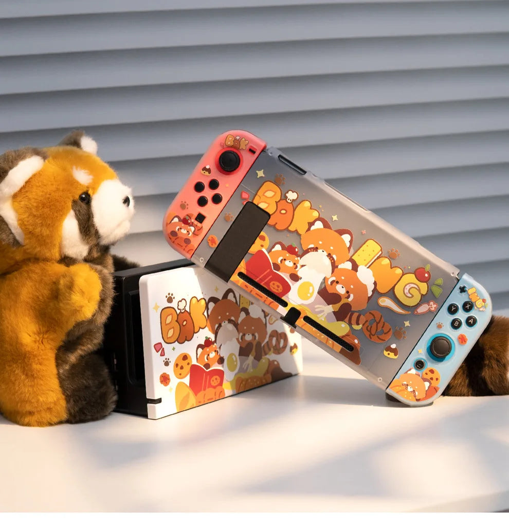 Étui Nintendo Switch Pandas roux
