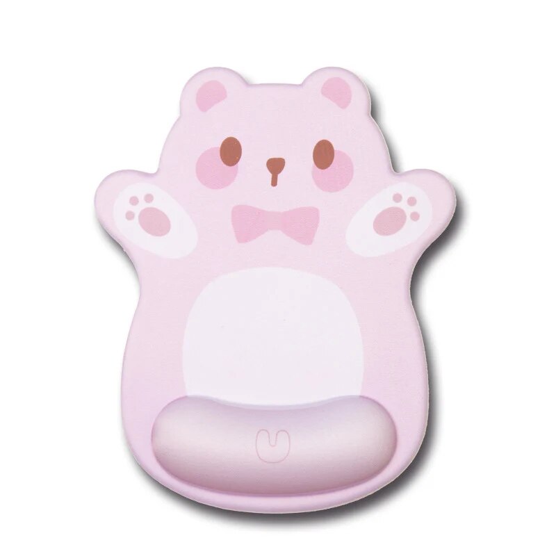 Adorables tapis de souris avec repose-poignets