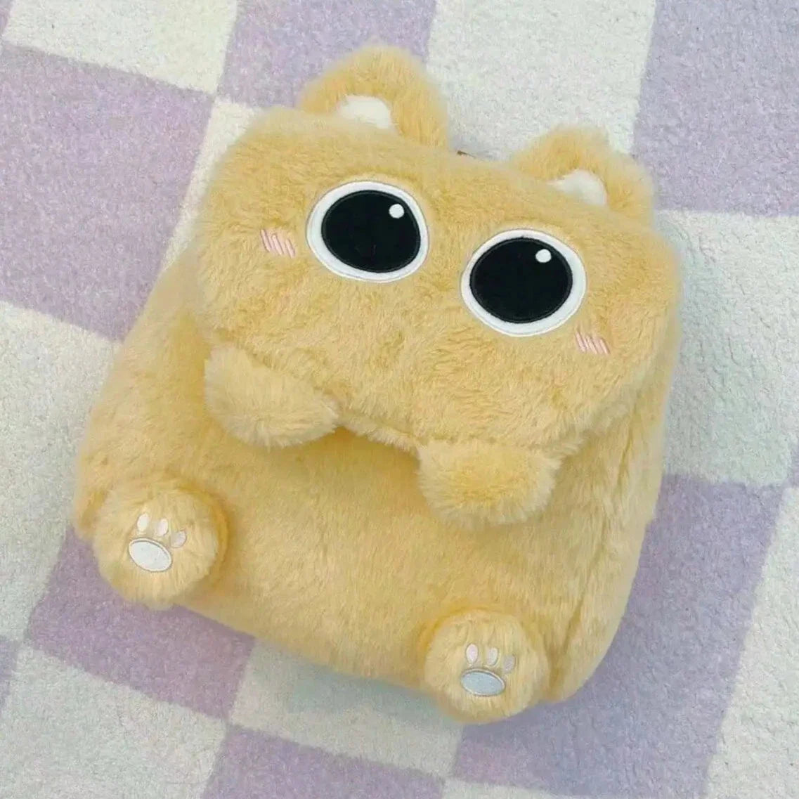 Sacs à dos en peluche chat kawaii