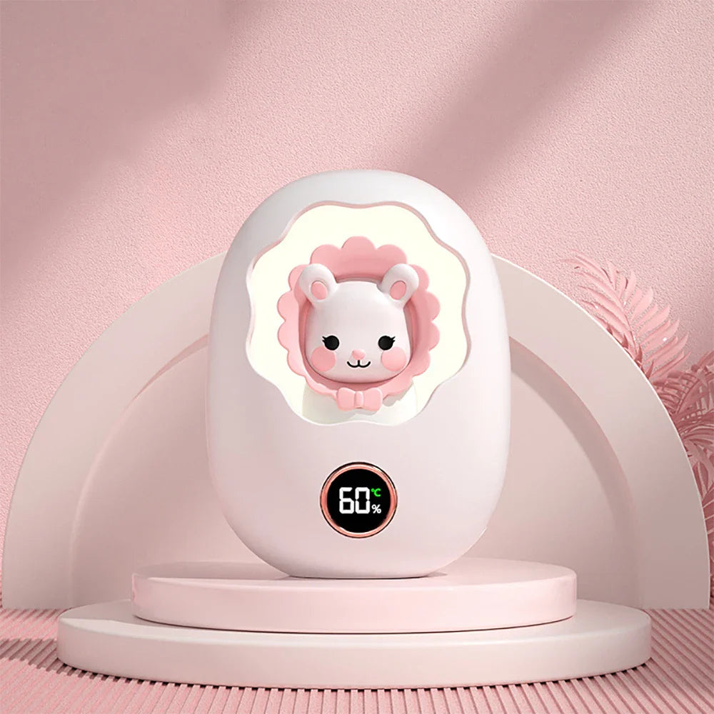 Chauffe-mains et batterie externe en forme d'animal mignon