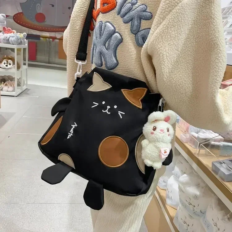 Sac messager en forme de chat