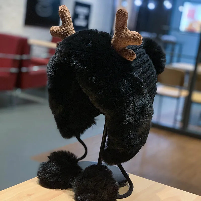 Bonnet d'hiver renne