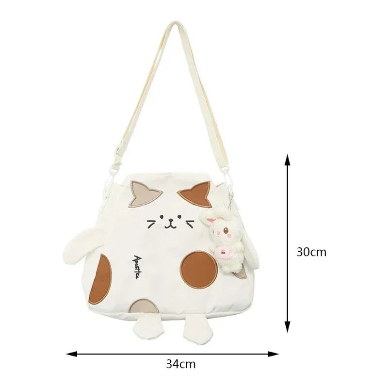 Sac messager en forme de chat