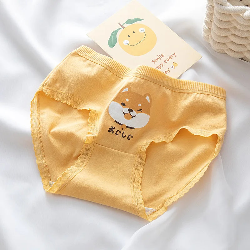 Kawaii Shiba Inu Panties Set