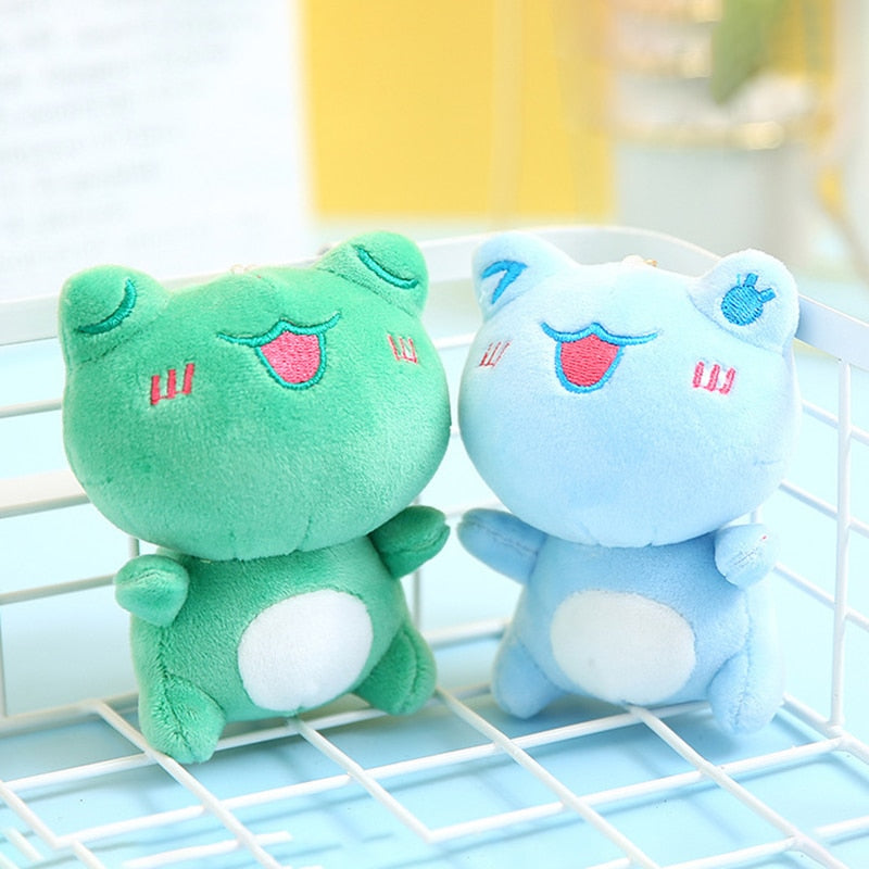 Pendentifs en peluche grenouille