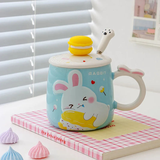 Tasses en forme de lapin macaron