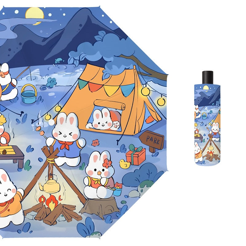 Sakura Town Bunny Umbrella