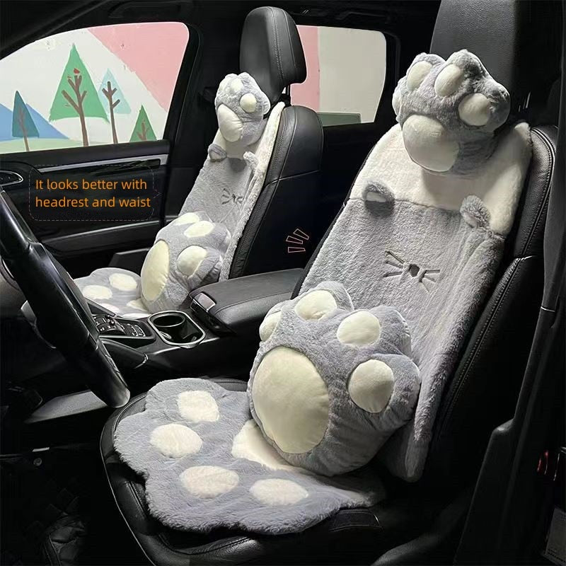 Ensemble de housses de siège auto à motif de pattes de chat