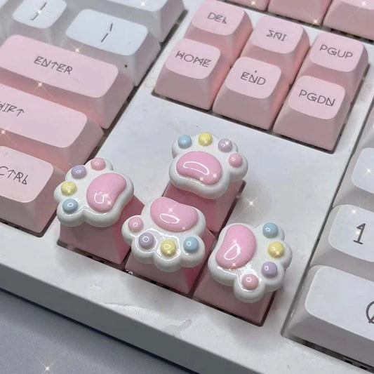 Touches Rainbow Beans Cat Paw