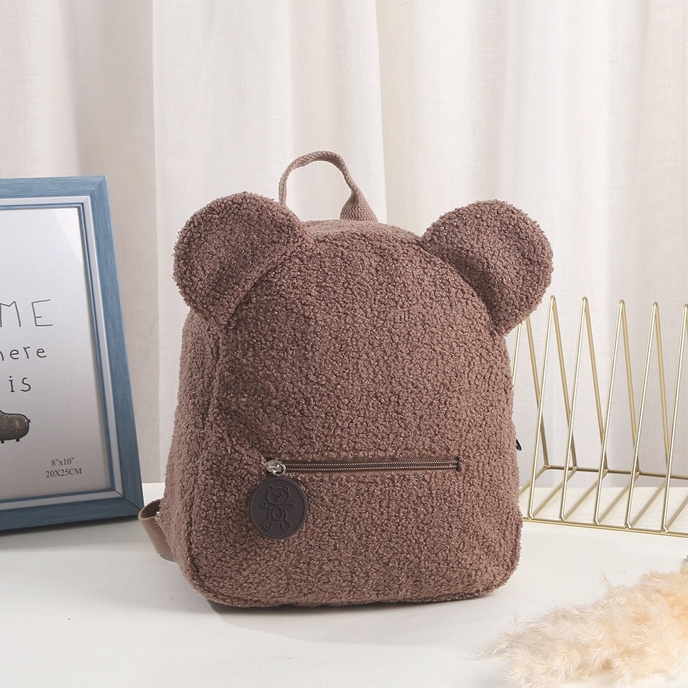 Petit sac à dos ours en peluche