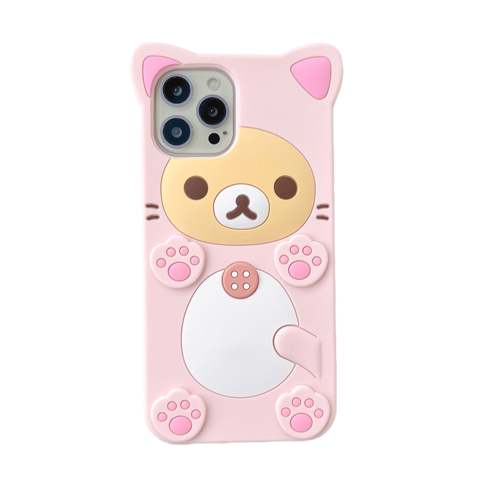 Coque iPhone Ours Chat
