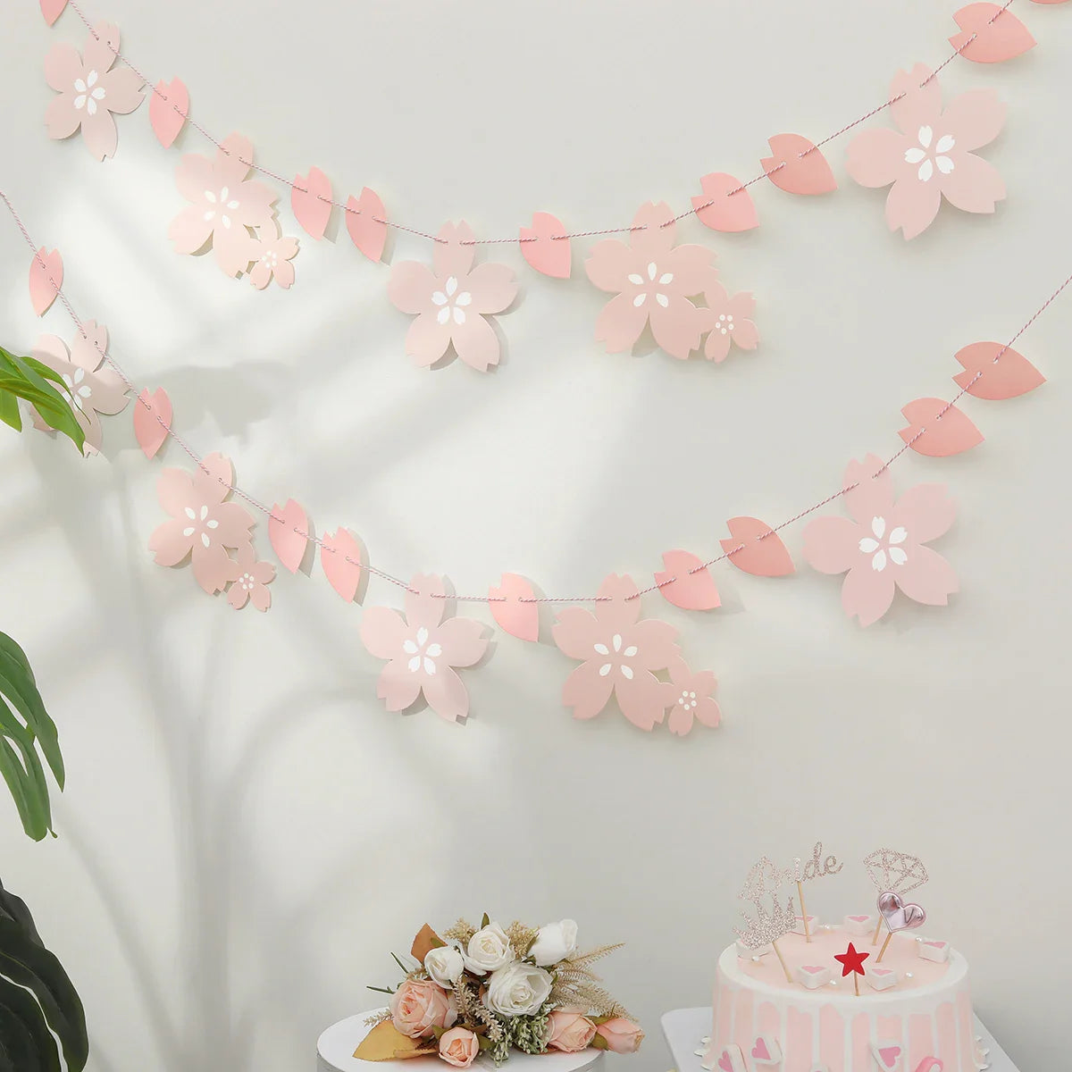 Décoration de fête en fleurs de cerisier